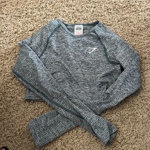 cropped gymshark longsleeve
